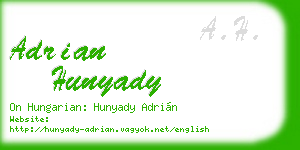 adrian hunyady business card